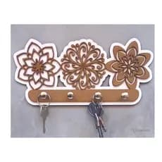 Porta Chave Moderno Mdf Criativo Parede Porta Chaves de Parede