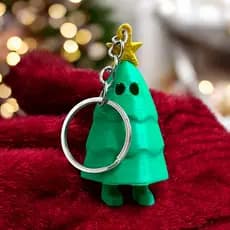 Chaveiro Árvore Natal Decorativo Pinheiro Natalino 3d Fantasminha