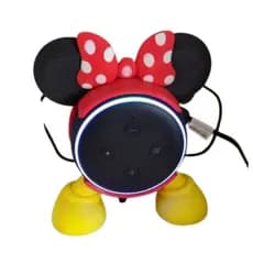 Suporte Minnie De Mesa Para Alexa Echo Dot 3a Geração Vermelho