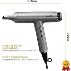 Secador de Cabelos Britânia Mais Silencioso 1600W BSC3400 220V