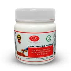 Creme Para os Pés 100gr Super Hidratante C/ Ureia, Amêndoas e Cacau - Creme de Pedreiro Fixa Cosméticos