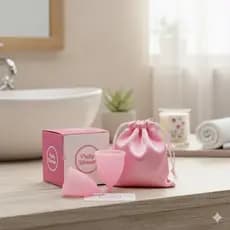 Coletores Menstruais 2 Unidades Silicone Ecológico Reutilizável Hipoalergênico Pronta Entrega Brasil