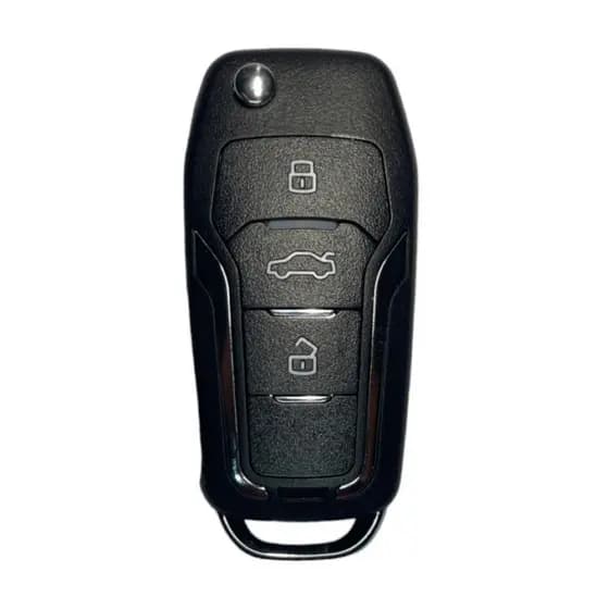 Carcaça Chave Canivete Ford Ka/Fiesta - 3 Botões, Sem Lamina FD303