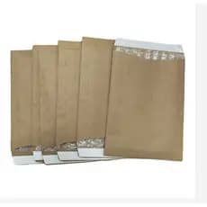 Kit 50 Envelopes Papel Kraft 19x25 com Saco Bolha Interno e Fita Adesiva Melt - Proteção e Segurança WLXY