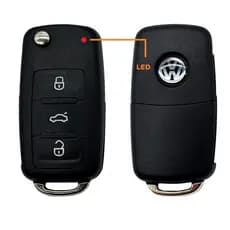 Chave Canivete Carcaça novo Gol Voyage G6 Up Jetta Space Fox Tiguan Golf 2013 a 2020 VW304