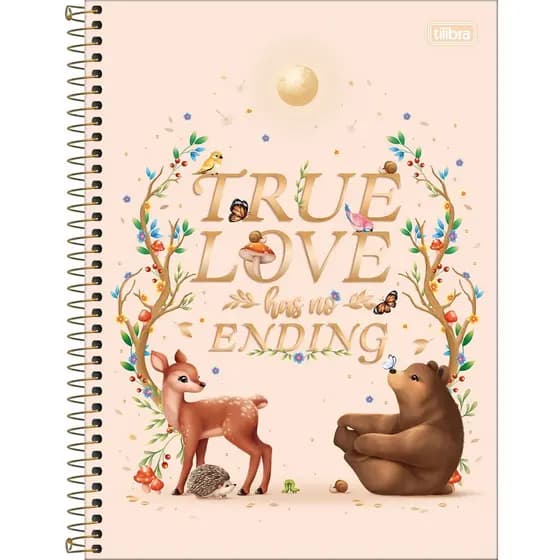 Caderno Universitário 10 Matérias Loveland 160 Folhas
