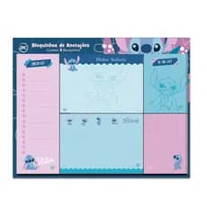 Bloquinhos De Anotações Com 5 Modelos(20 Folhas Cada) Stitch
