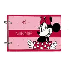 Porta Fichas Argolado Grande Com 80 Fichas Minnie