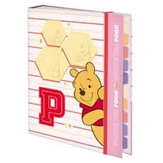 FICHARIO UNIVERSITARIO COM ELASTICO URSINHO POOH