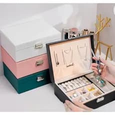 Porta Joia Grande /médio/ pequena Organizador De Joias colar anel pulseira assessórios Multifuncional Feminino Viagem