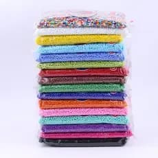 Miçanga De Vidro 6/0 500G/PCT  Aprox. 6200 Pçs  4MM para montagem pulseira e colares