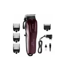 Máquina Cortador De Cabelo Profissional Sem Fio 9w Disfarce Kemei 2600