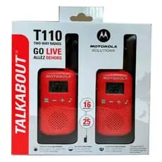 Rádio Comunicador Motorola T110 Radio Talkabout