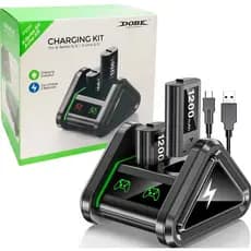 Base Carregador  2 Bateria 1200Mah Para Controle Compatível Xbox Series / One X / S TYX0672S Dobe