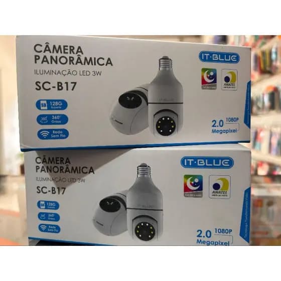 Câmera Wi-fi Panorâmica