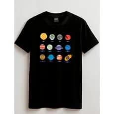 Camiseta Sistemas Solar Planetas Juvenil e Infantil 2 ao 16 anos Urban Galáxia