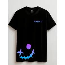Camisa 100% Algodão Urban Menino Menina 2 ao 16 anos Smile Roxinho Juvenil e Infantil Streetwear