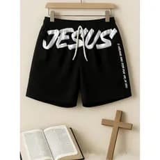 Bermuda Infantil Moletom Gospel Jesus O Melhor Já Veio Roupa Evangélica Menino Menina