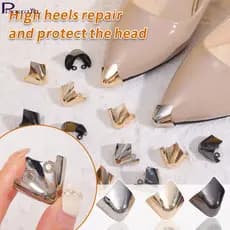 5 Pares De Tampa Protetora De Dedo Do Pé De Sapato De Salto Alto-Acessórios De Dedos-Decoração Protetor Sapatos De Couro