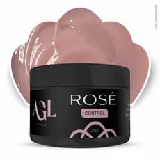 Agl Nails Rosê Control 25g Gel Para Unhas Manicure Led/uv Gel Cover Fibra de Vidro Molde F1