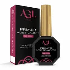 Agl Nails Primer Adesivador 10ml Para Unhas Preparador Sem Acido Alongamento de Unhas Molde F1