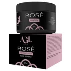 Gel Agl Nails Rose Control Unhas Led Uv Fibra de Vidro Molde F1