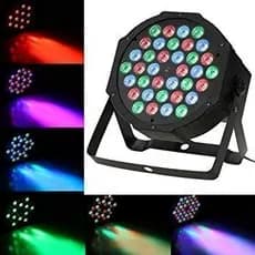 Canhão Refletor 36 Leds RGBW dmx Jogo de Luz Iluminação Dj Bivolt 50/60hz Bivolt 110/220v
