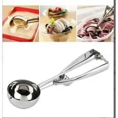 Colher Para Sorvete 23X5cm Equipamento de Cozinha Colheres para Sorvete Praticidade Casa e Decoração Cozinha