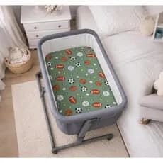 Lençol em Plush para Berço PORTÁTIL SIDE BY SIDE E COSCO PLUGGY (com elástico)