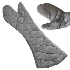 Luva Térmica Grande para Forno Fogão Cozinha 59cm Cinza