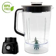 Copo Acrílico Compatível com Turbo Power L-99 Cristal Tampa Preta