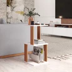 Mesa Lateral E Canto De Sofá Mesinha Apoio Aparador Sala Cabeceira Quarto MVD Móveis