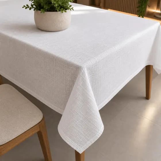 Toalha de Mesa Linho Flame 1,40m x 1,40m