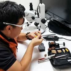 Óculos Lupa De Cabeça Profissional Leds 5 Lentes Estética Dentista Leitura Joias Reparo Costura