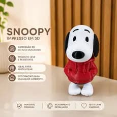 Boneco Snoopy Imersão 3D Decorativo Colecionável Enfeite de Mesa Presente Criativo