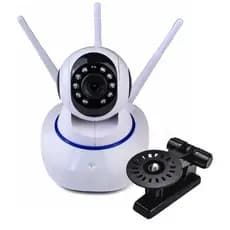Câmera IP Wi-Fi 360° - Monitoramento em HD, Visão Noturna, Acesso Remoto - 1 Peça