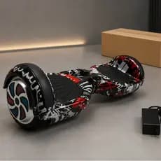Hoverboard Elétrico Skate 6,5 Pol com Bluetooth Led Colorida Auto Balanceamento Baka Sports