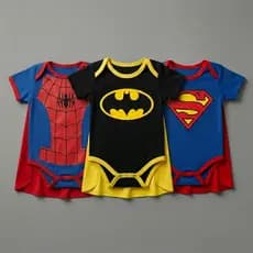 Body Infantil Super Herói Bebê Menino - 0 a 6 Meses