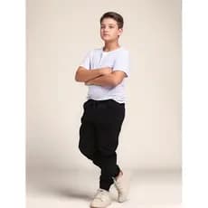 Kit 2 Calças Jogger Infantil Masculina Elastano e Punho Elastico Bolsos Laterais Moda infantil menino 2025