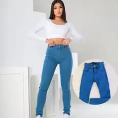 Calça Jeans Skinny infantil feminina da moda juvenil escolar
