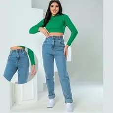 Calça Mom jeans infantil menina juvenil blogueirinha 8 ao 16