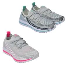 Kit 2 pares Tênis Feminino Olimp Academia Caminhada Corrida Treino Escola Trabalho Leve Macio Confortável
