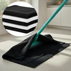 Kit 8 Panos Limpeza Piso Microfibra 320g Premium Ultra Absorção Não Solta Fiapos