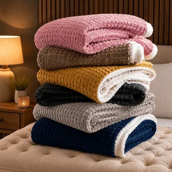 Cobertor Sherpa Casal Dupla Face Colmeia Manta Soft Quentinha Premium 2,20x1,80