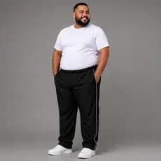 Calça Masculina Plus Size G1 G2 G3 Com Elástico Cordão Bolsos Leve Flexivel Confortável Tactel Esportiva Casual