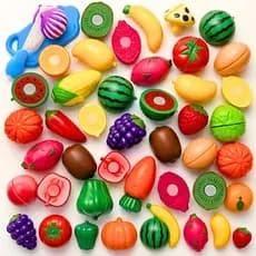 Frutas E Legumes Cortar De Brinquedo Alimentos De Brinquedo Cozinha Infantil Frutas Comidinha