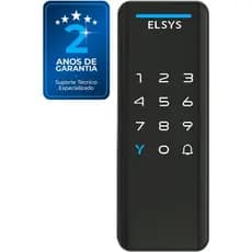Fechadura Digital de Sobrepor, Abertura por senha ou tag, Pop, Preta, DS1100V, Elsys
