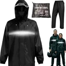 Capa De Chuva Motoqueiro Motoboy Moto Impermeavel Conjunto