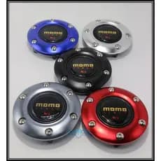 Volante Momo Hubcap Carro Botão Buzina