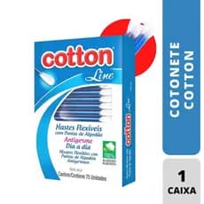 Cotonete Cotton Line 75 Unidade.